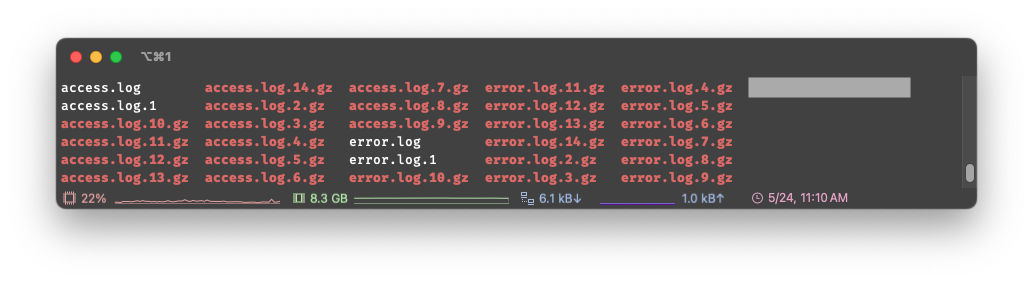 nginx log